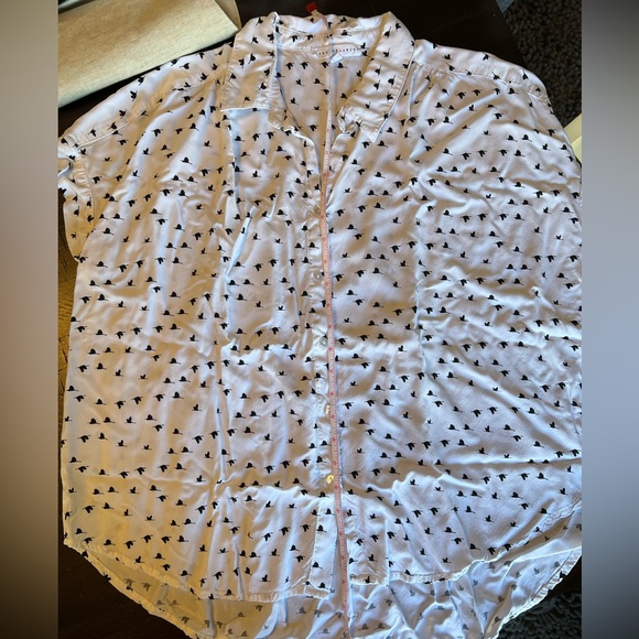 Jane & Delancey Short Sleeve Blouse XL - Picture 6 of 9